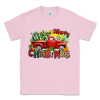 Bubblegum Pink merry christmas truck Classic Tee - Zillion Design Studio