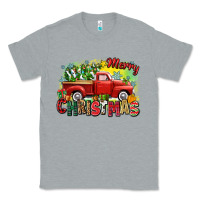 Heather Grey merry christmas truck Classic Tee - Zillion Design Studio