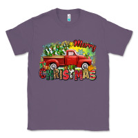 Lavender merry christmas truck Classic Tee - Zillion Design Studio