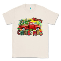 Natural merry christmas truck Classic Tee - Zillion Design Studio
