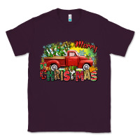Plum merry christmas truck Classic Tee - Zillion Design Studio