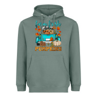 Sage farm fresh pumpkins Heavyweight Hoodie - HRA Design Shop