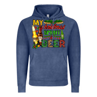 Vintage Denim my christmas spirit is beer with beer bottles Vintage Hoodie - AdoDesignShop