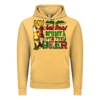 Vintage Mustard my christmas spirit is beer with beer bottles Vintage Hoodie - AdoDesignShop