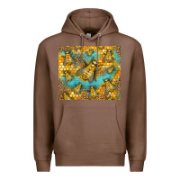 Chestnut Bumble Bees Premium Hoodie - LillyAllenDesigns