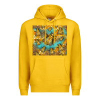 Lemon Bumble Bees Premium Hoodie - LillyAllenDesigns