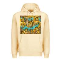 Pina Colada Bumble Bees Premium Hoodie - LillyAllenDesigns