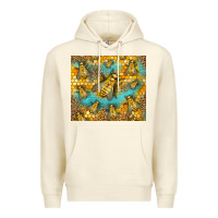 Sandshell Bumble Bees Premium Hoodie - LillyAllenDesigns