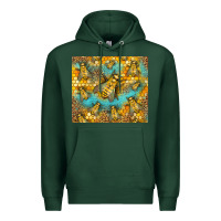 Sports Green Bumble Bees Premium Hoodie - LillyAllenDesigns