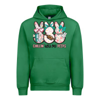 Emerald easter chilling with my peeps bunny Urban Hoodie - MaliasSmallBusiness