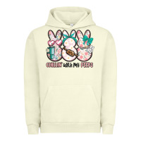 Pigment Pistachio easter chilling with my peeps bunny Urban Hoodie - MaliasSmallBusiness