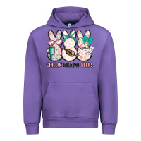 Tulip easter chilling with my peeps bunny Urban Hoodie - MaliasSmallBusiness