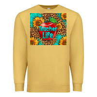 Antique Gold teacher life Premium Sweatshirt - HRA Design Shop