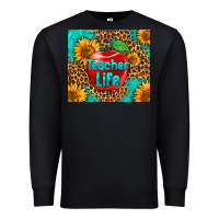 Black teacher life Premium Sweatshirt - HRA Design Shop