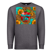 Charcoal Heather teacher life Premium Sweatshirt - HRA Design Shop