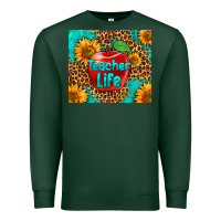 Sports Green teacher life Premium Sweatshirt - HRA Design Shop