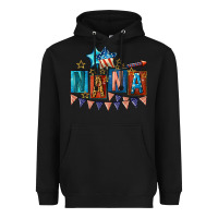 Black American Nana 4th of july Heavyweight Hoodie - CowGirlArtShop