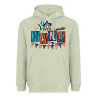 Matcha American Nana 4th of july Heavyweight Hoodie - CowGirlArtShop