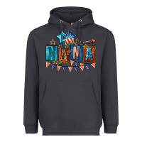 Smoke American Nana 4th of july Heavyweight Hoodie - CowGirlArtShop