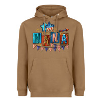 Toasted Coconut American Nana 4th of july Heavyweight Hoodie - CowGirlArtShop