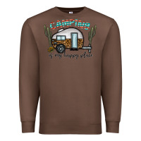 Chestnut camping is my happy place Premium Sweatshirt - CowhideDigitalArt