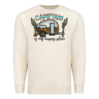 Sandshell camping is my happy place Premium Sweatshirt - CowhideDigitalArt