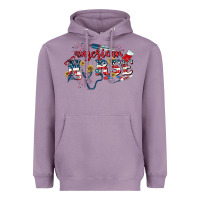 Lavender American Nurse 4th of July Heavyweight Hoodie - CowGirlArtShop