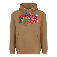 Toasted Coconut American Nurse 4th of July Heavyweight Hoodie - CowGirlArtShop