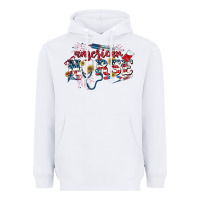 White American Nurse 4th of July Heavyweight Hoodie - CowGirlArtShop
