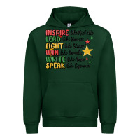 Forest Green black history malia Urban Hoodie - MaliasSmallBusiness