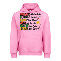 Fuchsia Pink black history malia Urban Hoodie - MaliasSmallBusiness