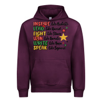 Mauve Wine black history malia Urban Hoodie - MaliasSmallBusiness