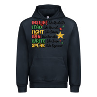 Navy black history malia Urban Hoodie - MaliasSmallBusiness