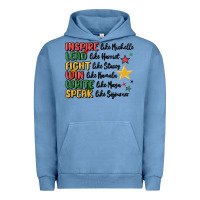 Pigment Pebble Blue black history malia Urban Hoodie - MaliasSmallBusiness
