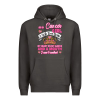 Smoke As A Cancer Girl I Was Born With My Heart On My Sleeve And A Mouth Premium Hoodie - Jasminsmagicworld