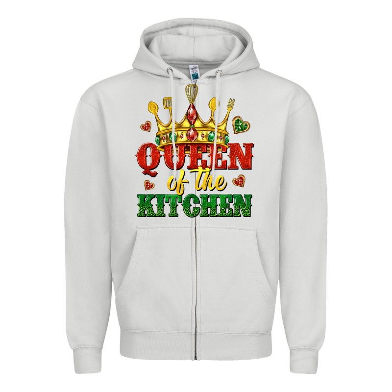 Queen Of The Kitchen Zipper Hoodie by texasbilliewilder | Teevron