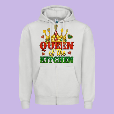 Zipper Hoodie queen of the kitchen