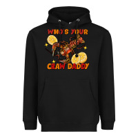 Black crawfish who's your craw daddy Heavyweight Hoodie - FaDigitalArtStudio