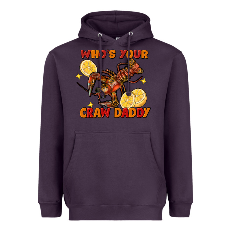 Crawfish Who's Your Craw Daddy Heavyweight Hoodie by FaDigitalArtStudio | Teevron