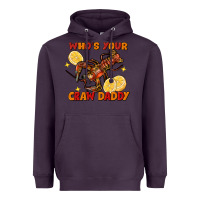 Plum crawfish who's your craw daddy Heavyweight Hoodie - FaDigitalArtStudio