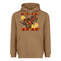 Toasted Coconut crawfish who's your craw daddy Heavyweight Hoodie - FaDigitalArtStudio