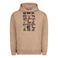 Pigment Burro god says i am hunting Urban Hoodie - MaliasSmallBusiness