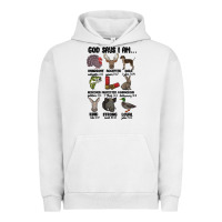 Pigment Lunar Rock god says i am hunting Urban Hoodie - MaliasSmallBusiness