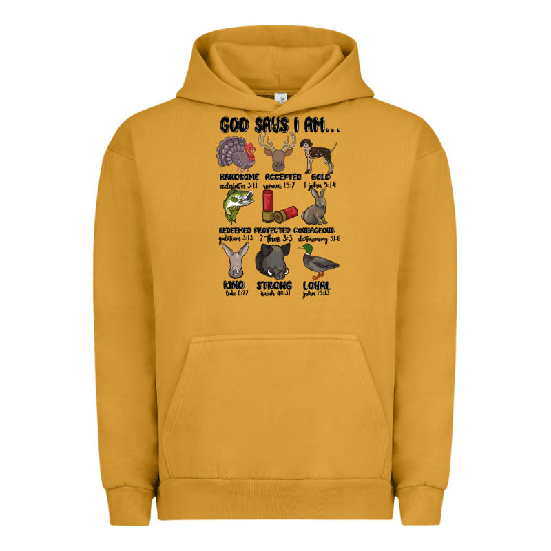 God Says I Am Hunting Urban Hoodie by MaliasSmallBusiness | Teevron
