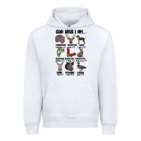 White god says i am hunting Urban Hoodie - MaliasSmallBusiness