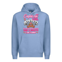Colony Blue As A Capricorn Girl I Was Born With My Heart On My Sleeve And A Mouth Premium Hoodie - Jasminsmagicworld