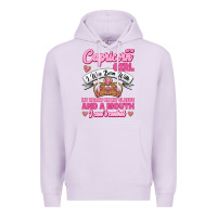 Lilac As A Capricorn Girl I Was Born With My Heart On My Sleeve And A Mouth Premium Hoodie - Jasminsmagicworld