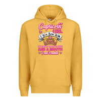 Mustard As A Capricorn Girl I Was Born With My Heart On My Sleeve And A Mouth Premium Hoodie - Jasminsmagicworld