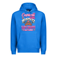 As A Capricorn Girl I Was Born With My Heart On My Sleeve And A Mouth Premium Hoodie | Teevron
