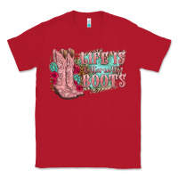 Red life is better in the boots Classic Tee - texasbilliewilder